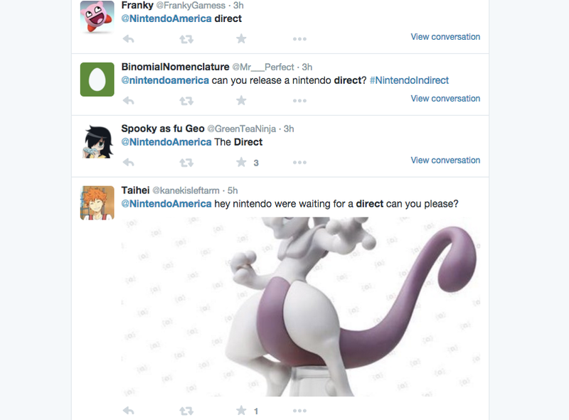 Illustration for article titled Fans Are Thirsty For A New Nintendo Direct